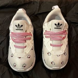 Hello Kitty Adidas Sneakers Toddler Size 6